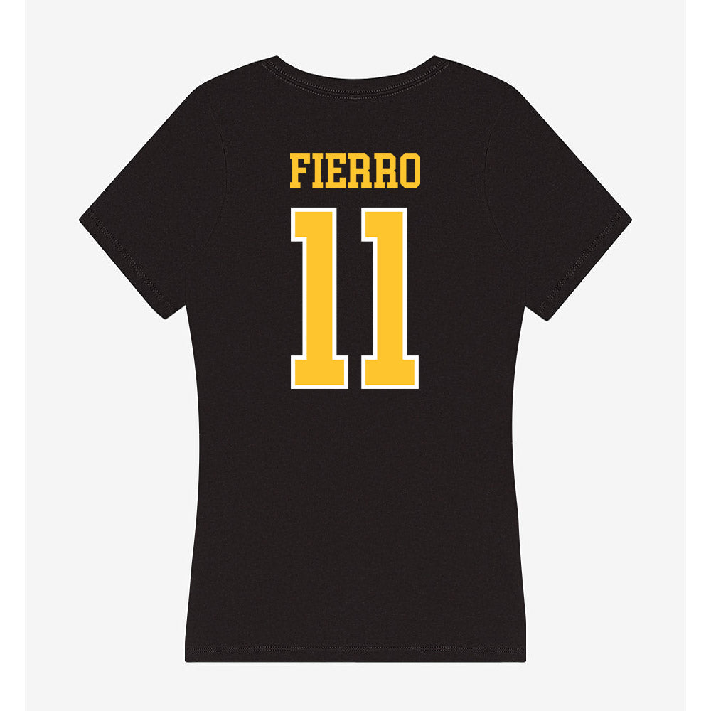 PLU - NCAA Softball : Alyssa Fierro - Women's V-Neck T-Shirt-1