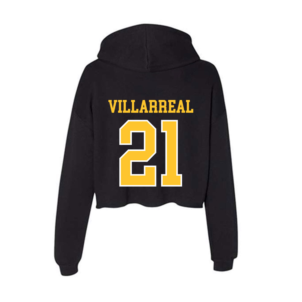 PLU - NCAA Football : Logan Villarreal - Women's Crop Fleece Hoodie-1
