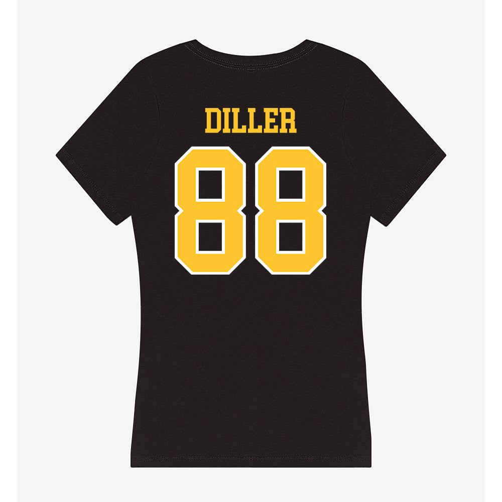 PLU - NCAA Women's Lacrosse : Kassie Diller - Women's V-Neck T-Shirt-1