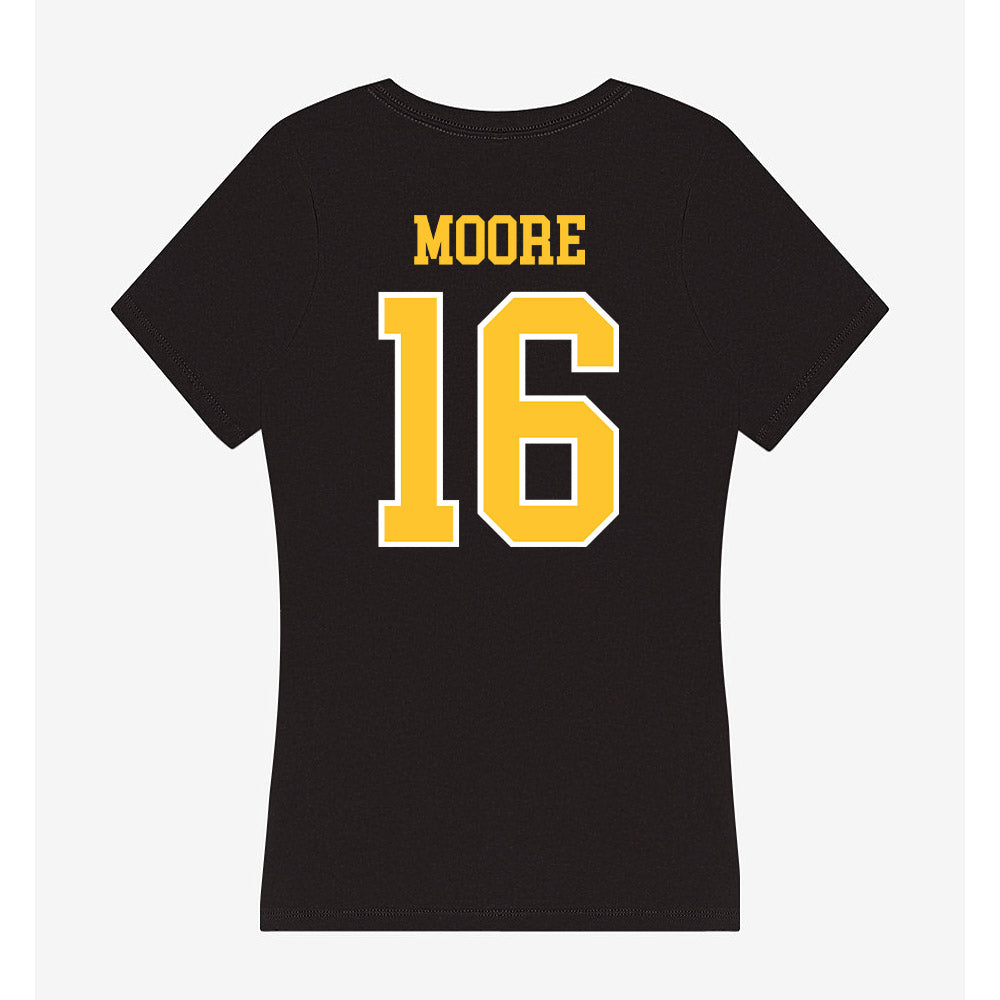 PLU - NCAA Baseball : Ryan Moore - Women's V-Neck T-Shirt-1
