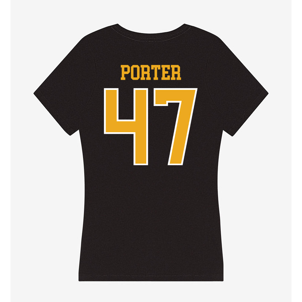 Canisius - NCAA Men's Ice Hockey : Grant Porter - Women's V-Neck T-Shirt-1
