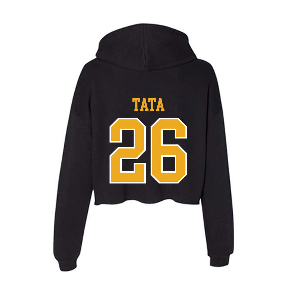 Canisius - NCAA Men's Soccer : Anthony Tata - Women's Crop Fleece Hoodie-1