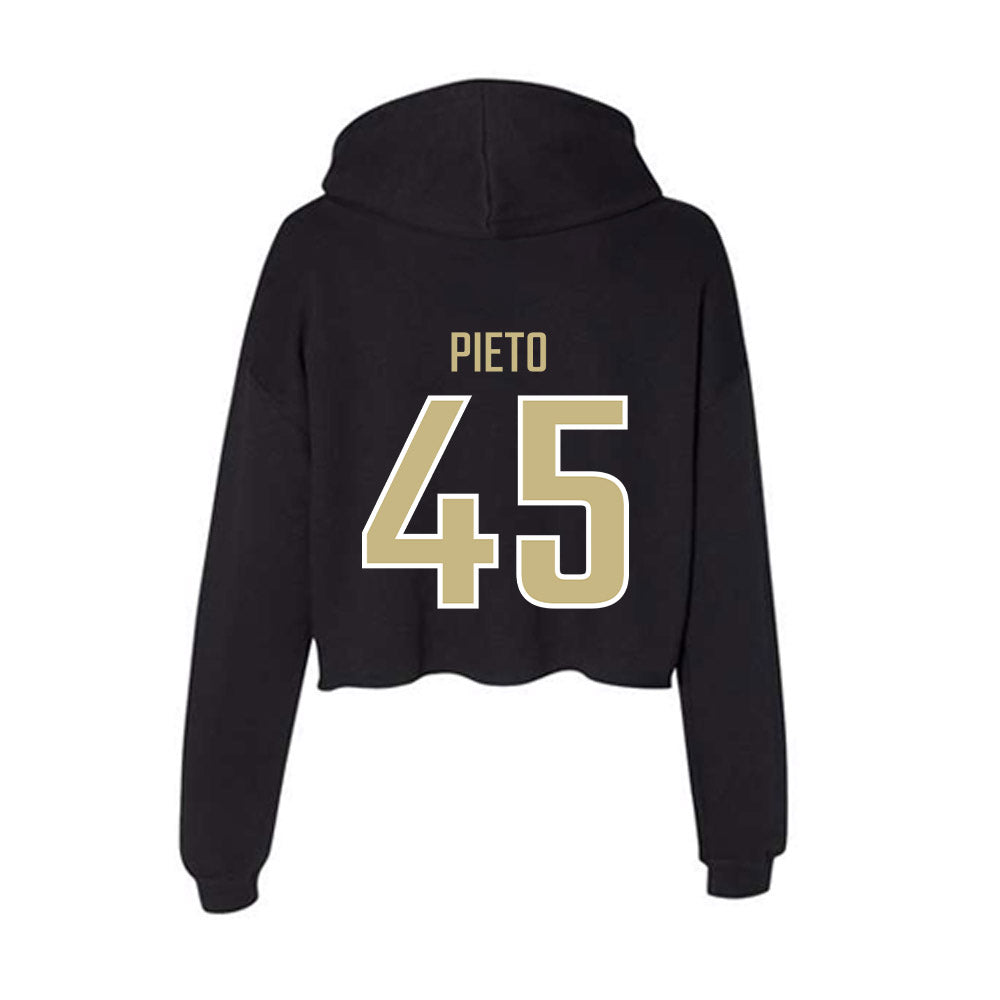 Jacksonville - NCAA Baseball : Dominic Pieto - Classic Shersey Women's Crop Fleece Hoodie-1