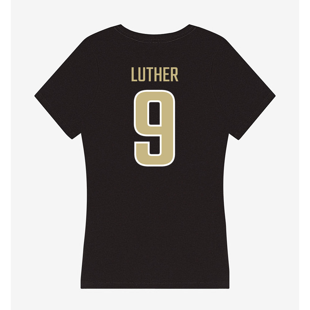 Jacksonville - NCAA Women's Lacrosse : Chloe Luther - Classic Shersey Women's V-Neck T-Shirt-1
