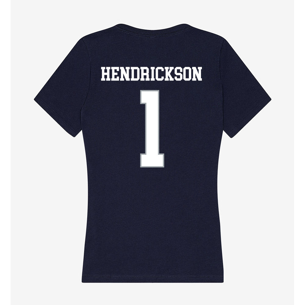 UConn - NCAA Men's Ice Hockey : Kam Hendrickson - Women's V-Neck T-Shirt-1