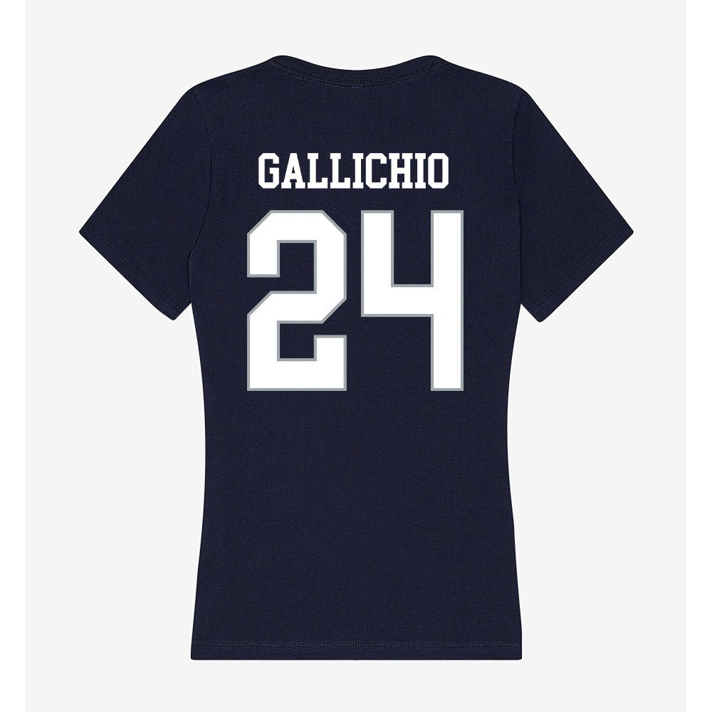 UConn - NCAA Men's Lacrosse : Eric Gallichio - Women's V-Neck T-Shirt-1