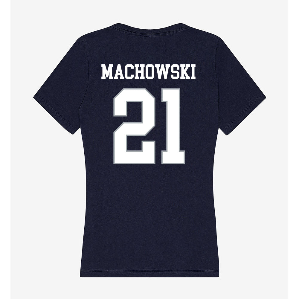 UConn - NCAA Men's Basketball : Nils Machowski - Classic Shersey Women's V-Neck T-Shirt-1