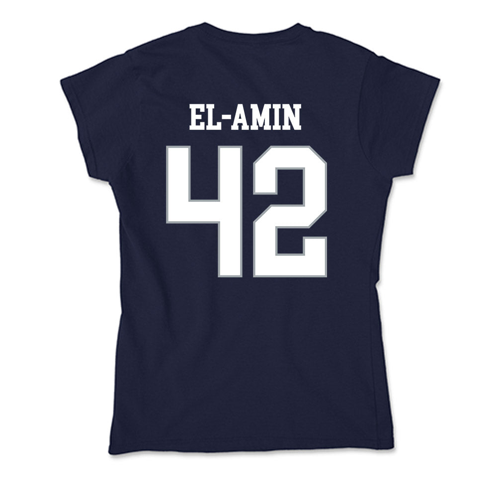 UConn - Men's Basketball Legends : Khalid El-Amin - Soft Style Women’s T-Shirt-1