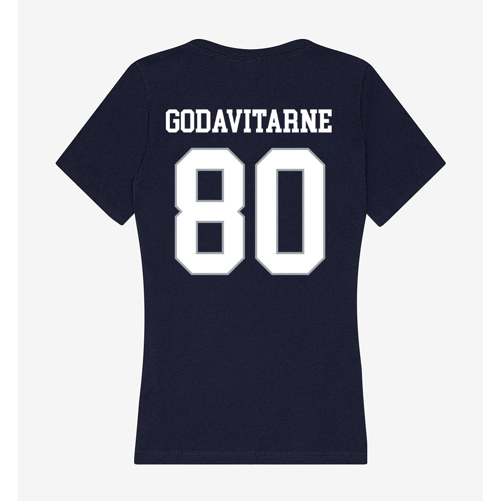 UConn - NCAA Football : Alex Godavitarne - Women's V-Neck T-Shirt-1