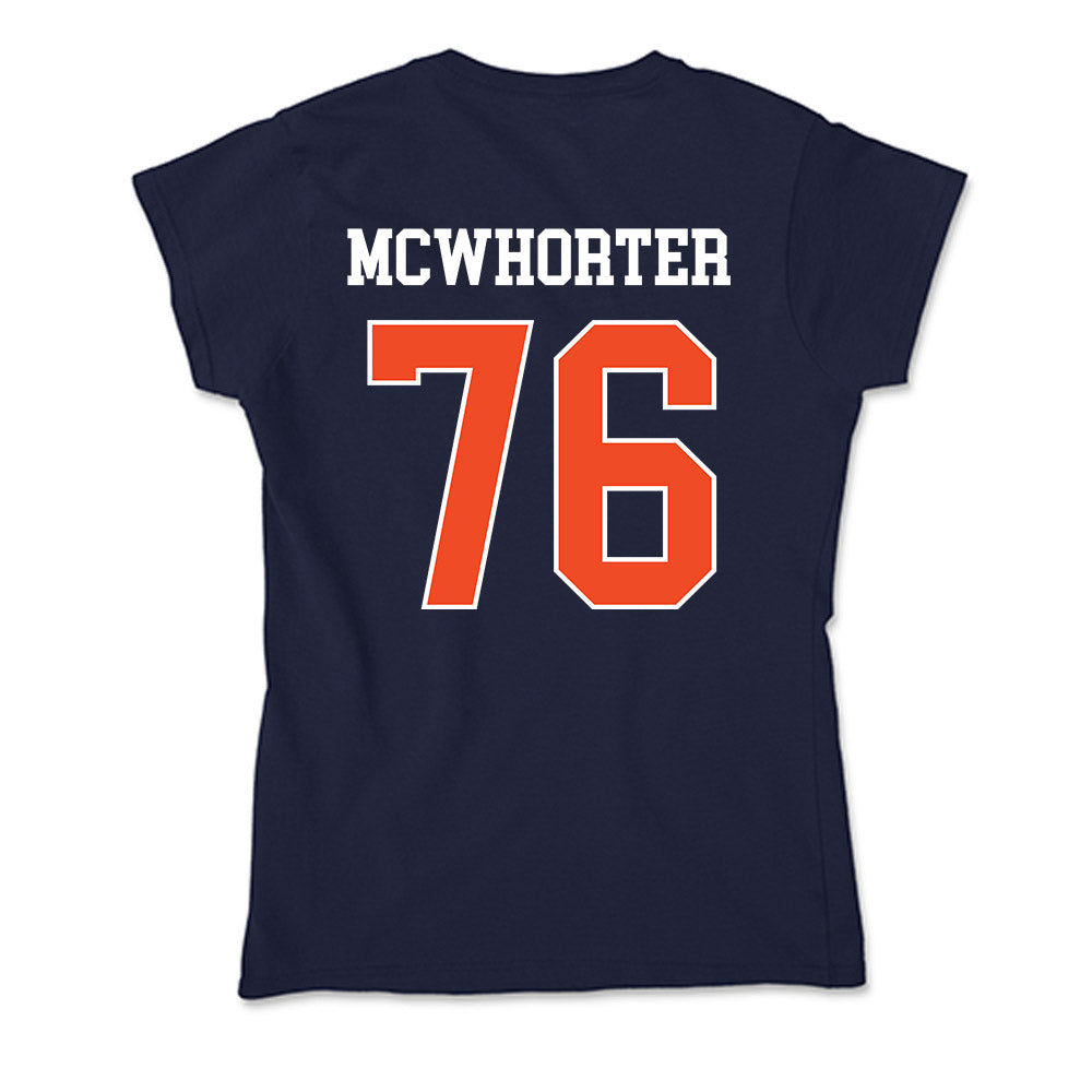 Auburn - NCAA Football : Bear McWhorter - Classic Shersey Soft Style Women’s T-Shirt-1