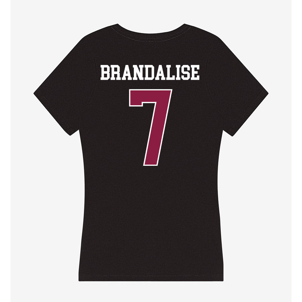 Virginia Tech - NCAA Women's Volleyball : Camilla Brandalise - Women's V-Neck T-Shirt-1