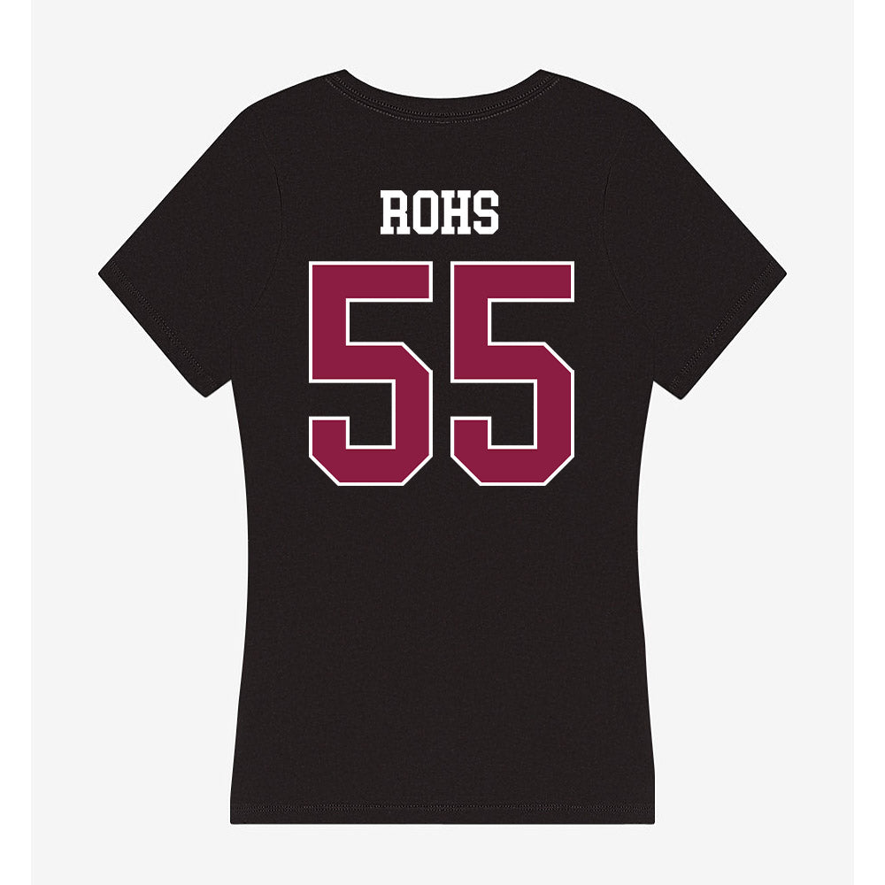 Virginia Tech - NCAA Softball : Annika Rohs - Women's V-Neck T-Shirt-1