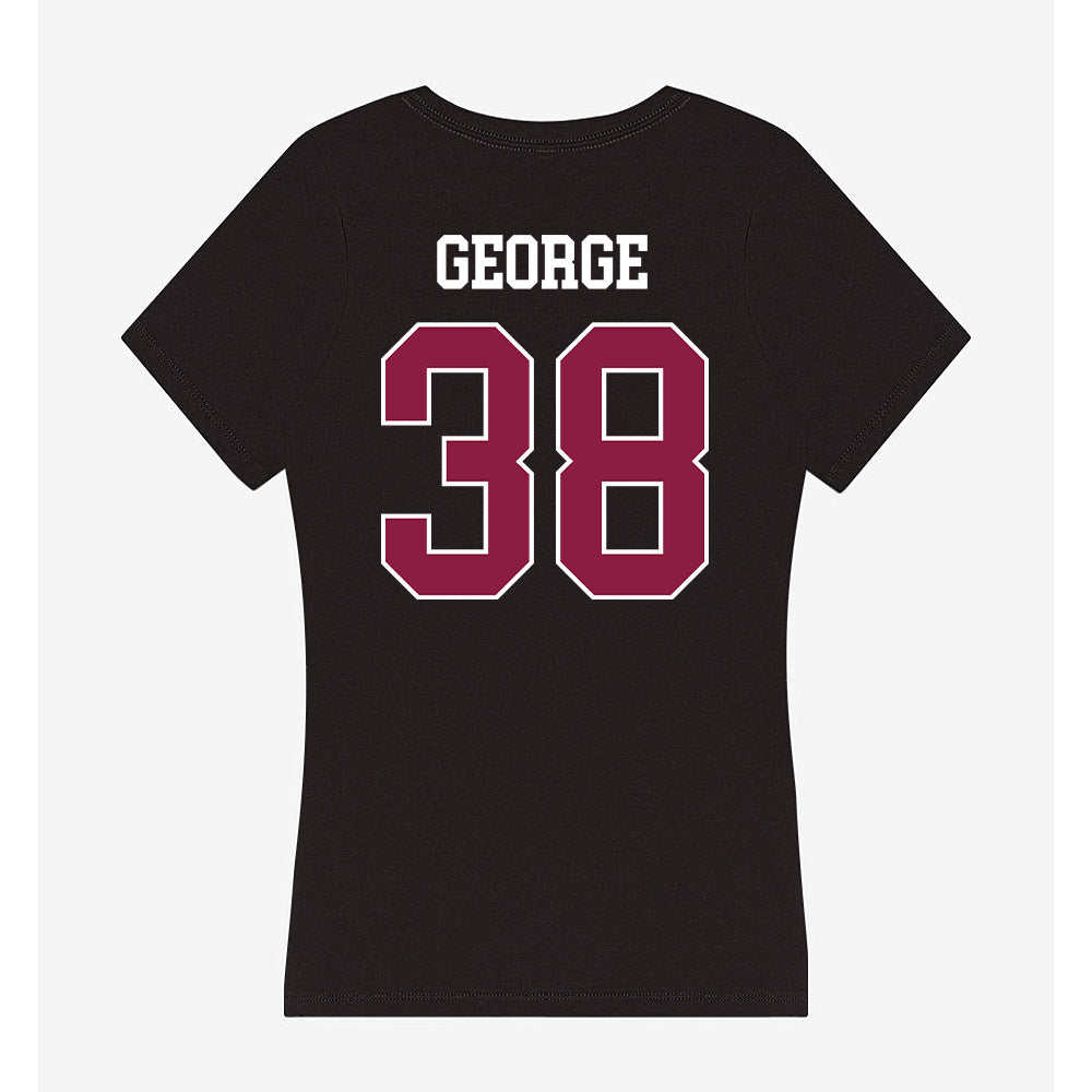 Virginia Tech - NCAA Women's Soccer : Allie George - Women's V-Neck T-Shirt-1