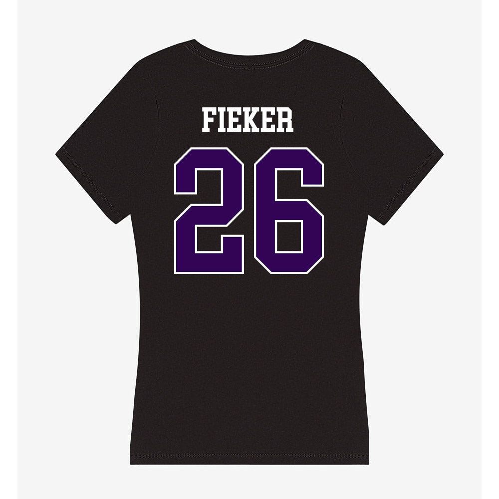Kansas State - NCAA Women's Soccer : Landry Fieker - Women's V-Neck T-Shirt-1