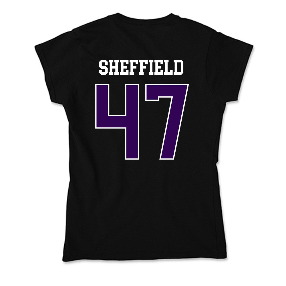 Kansas State - NCAA Baseball : Lincoln Sheffield - Soft Style Women’s T-Shirt-1