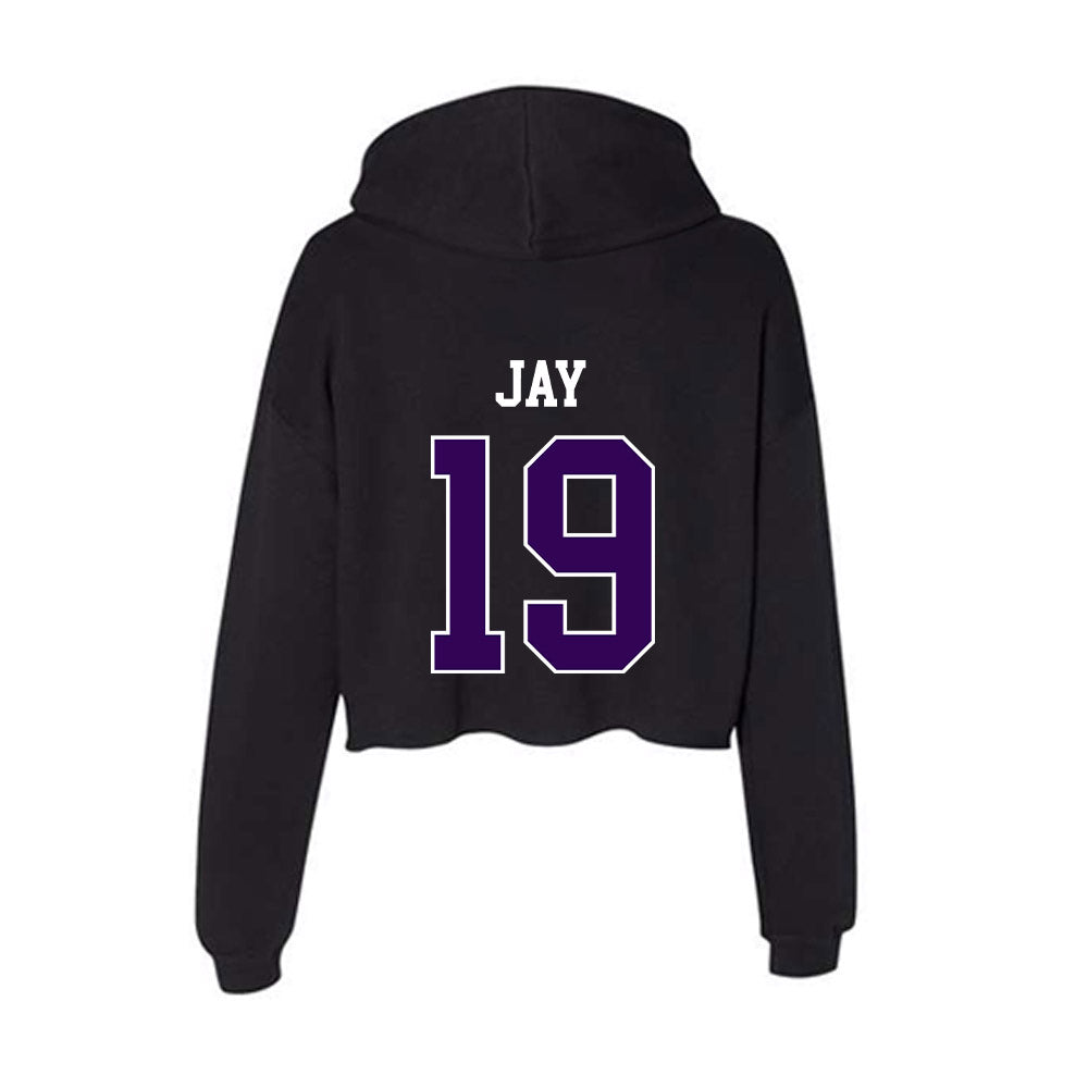 Kansas State - NCAA Football : Blake Jay - Women's Crop Fleece Hoodie-1