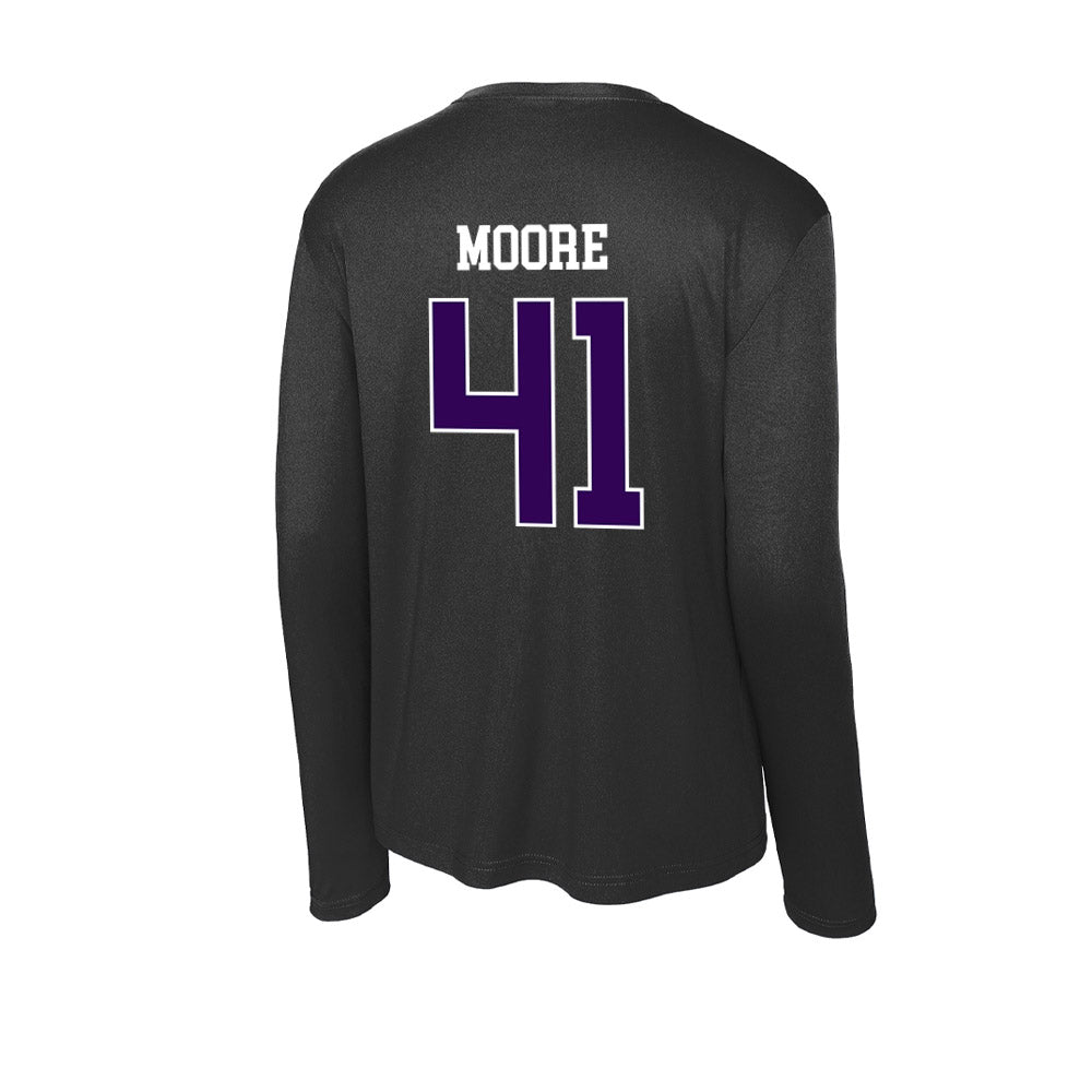 Kansas State - NCAA Football : Ashton Moore - Activewear Long Sleeve T-Shirt-1