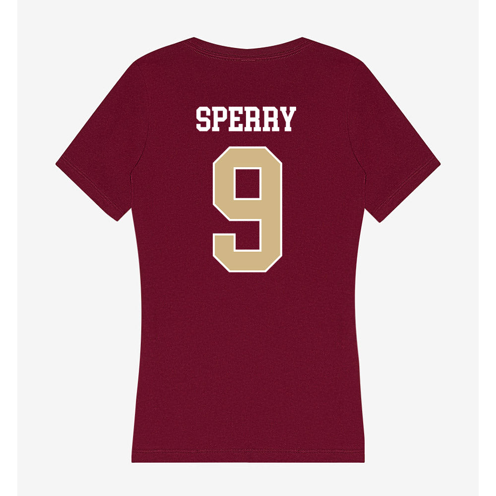 FSU - NCAA Football : Kevin Sperry - Women's V-Neck T-Shirt-1