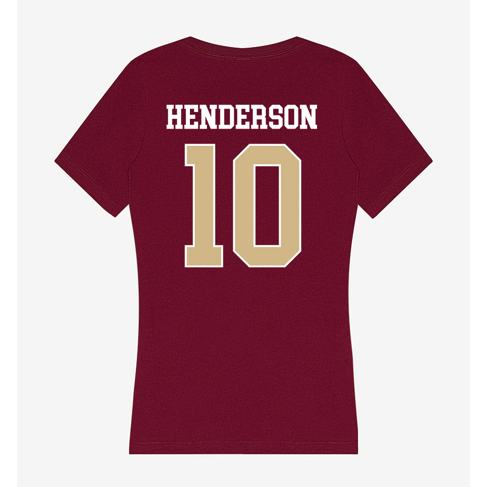 FSU - NCAA Women's Soccer : Ashley Henderson - Women's V-Neck T-Shirt-1
