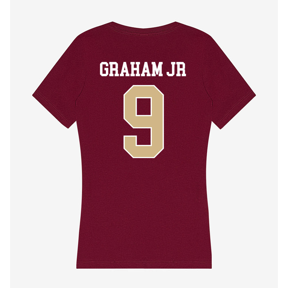 FSU - NCAA Football : Omar Graham Jr - Women's V-Neck T-Shirt-1