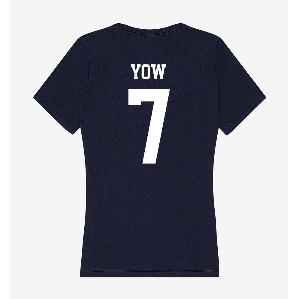 Samford - NCAA Football : Kerrell Yow - Women's V-Neck T-Shirt-1
