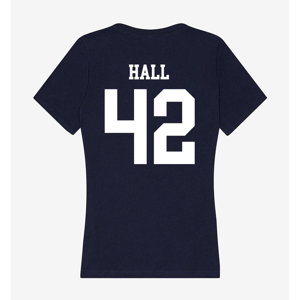 Samford - NCAA Football : Quinten Hall - Women's V-Neck T-Shirt-1