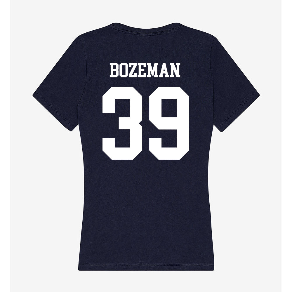Samford - NCAA Baseball : Charlie Bozeman - Women's V-Neck T-Shirt-1