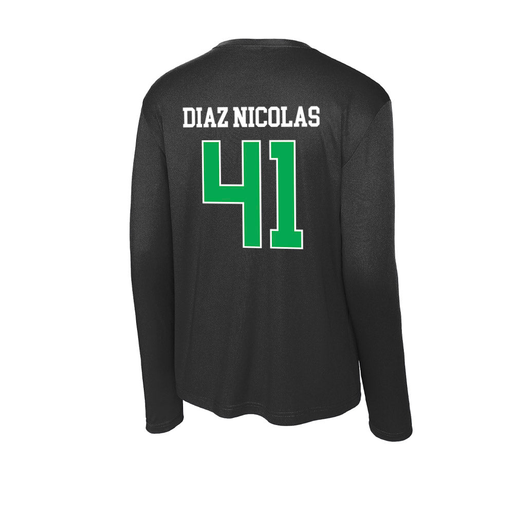 Marshall - NCAA Football : Jorge Diaz Nicolas - Activewear Long Sleeve T-Shirt-1