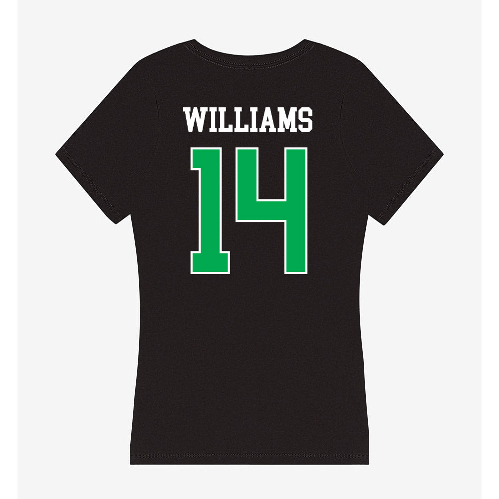 Marshall - NCAA Football : Mickel Williams - Women's V-Neck T-Shirt-1