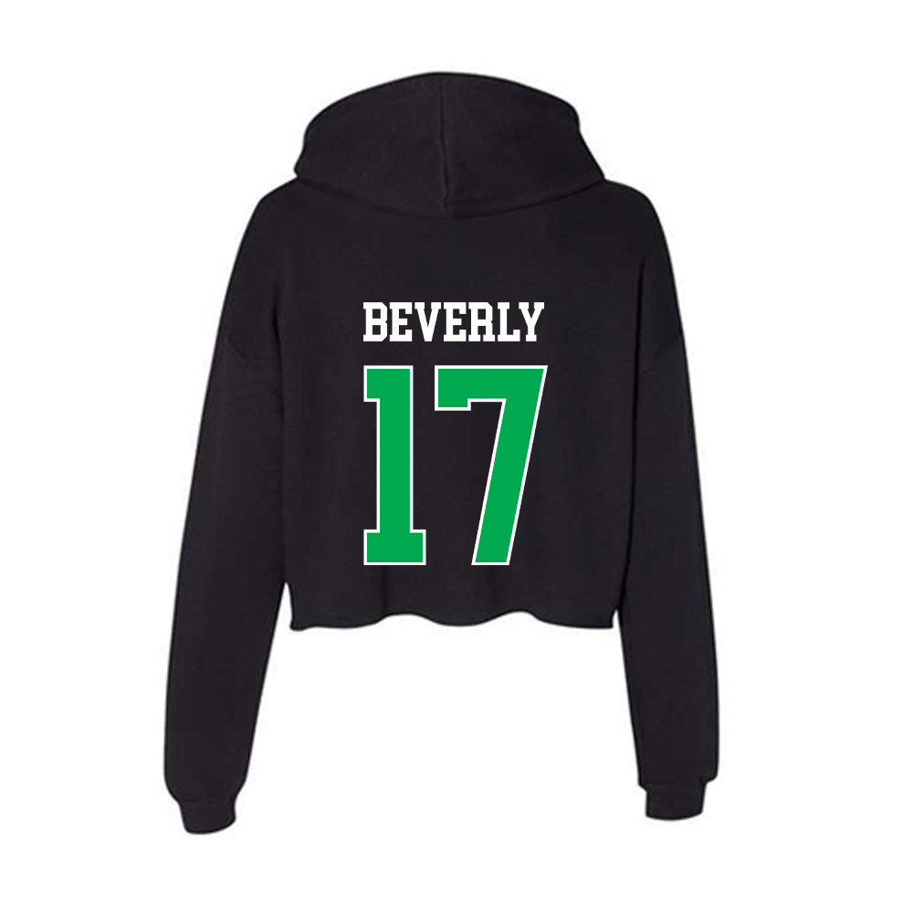 Marshall - NCAA Women's Volleyball : Lia Beverly - Women's Crop Fleece Hoodie-1