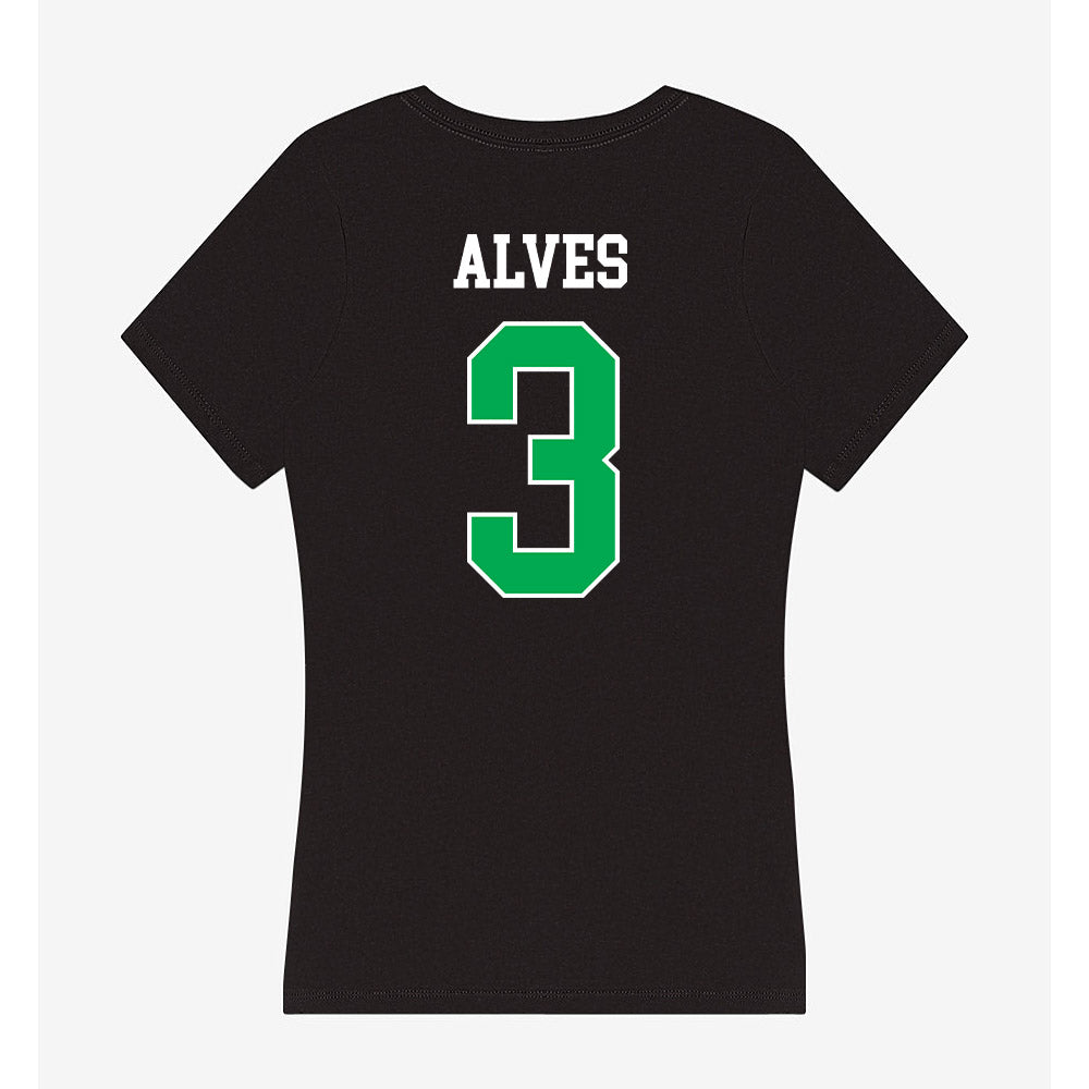 Marshall - NCAA Men's Soccer : Joao Alves - Women's V-Neck T-Shirt-1