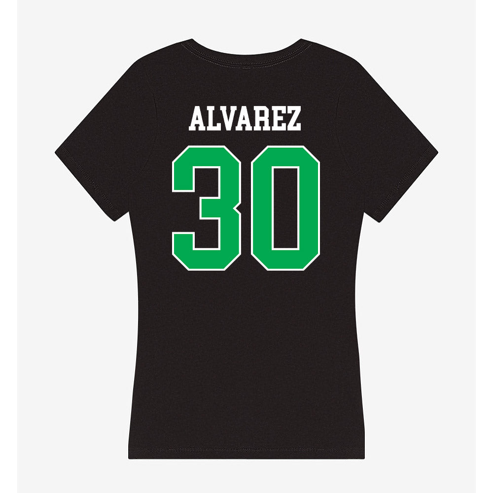 Marshall - NCAA Men's Soccer : Alvaro Alvarez - Women's V-Neck T-Shirt-1