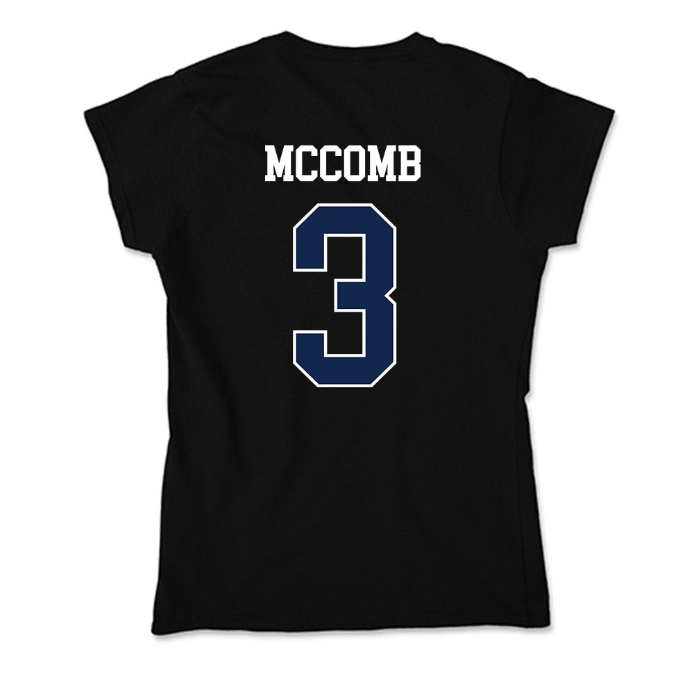 BU - NCAA Men's Basketball : Ethan McComb - Soft Style Women’s T-Shirt-1