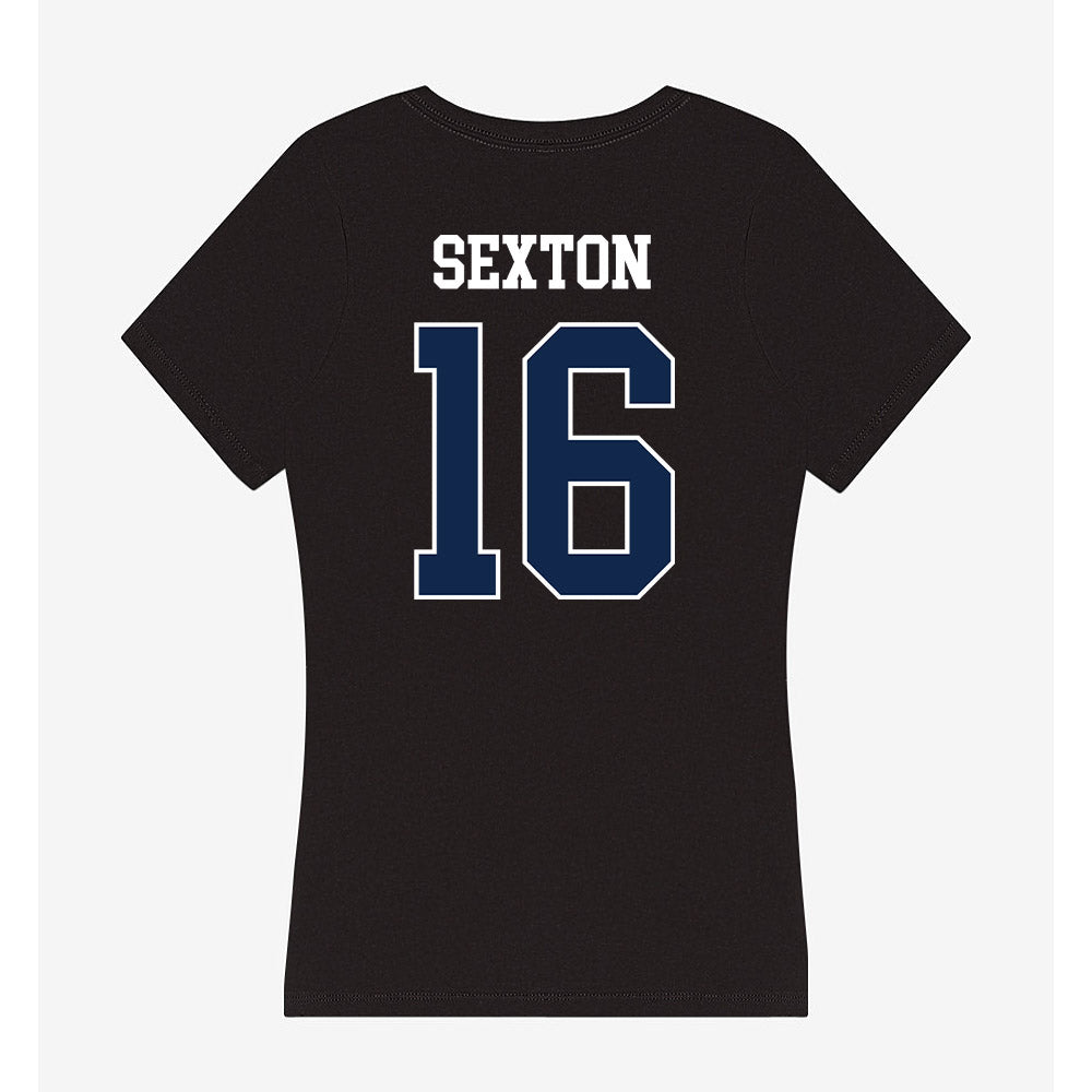 Butler - NCAA Men's Soccer : Alec Sexton - Women's V-Neck T-Shirt-1