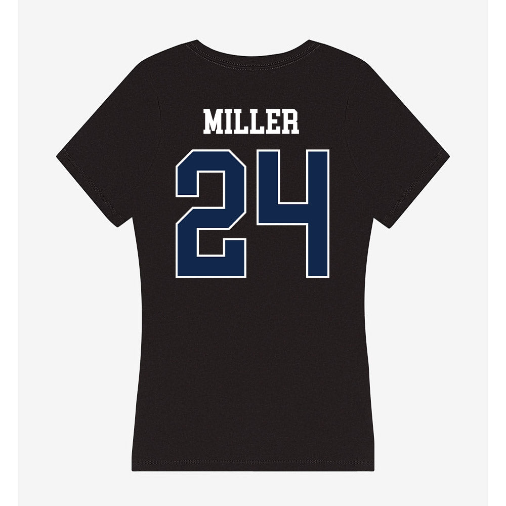 BU - NCAA Women's Basketball : Mallory Miller - Women's V-Neck T-Shirt-1