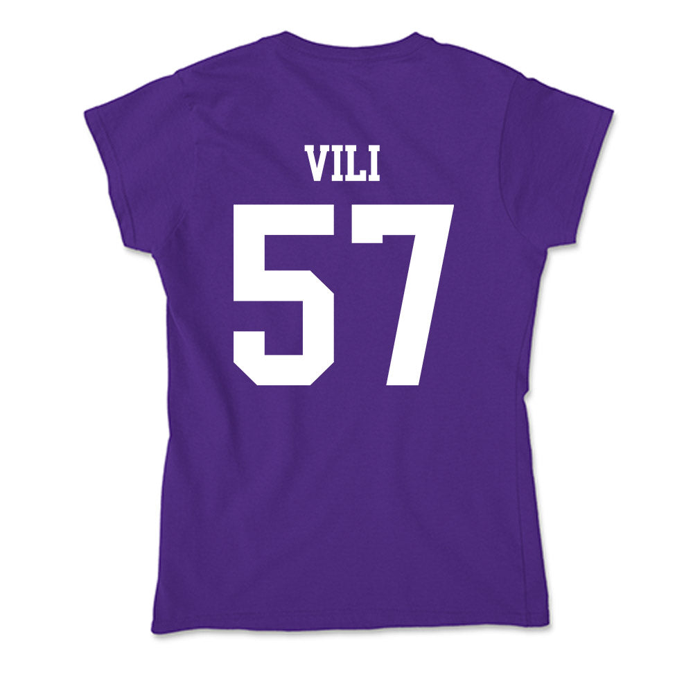 North Alabama - NCAA Football : Fred Vili - Soft Style Women’s T-Shirt-1