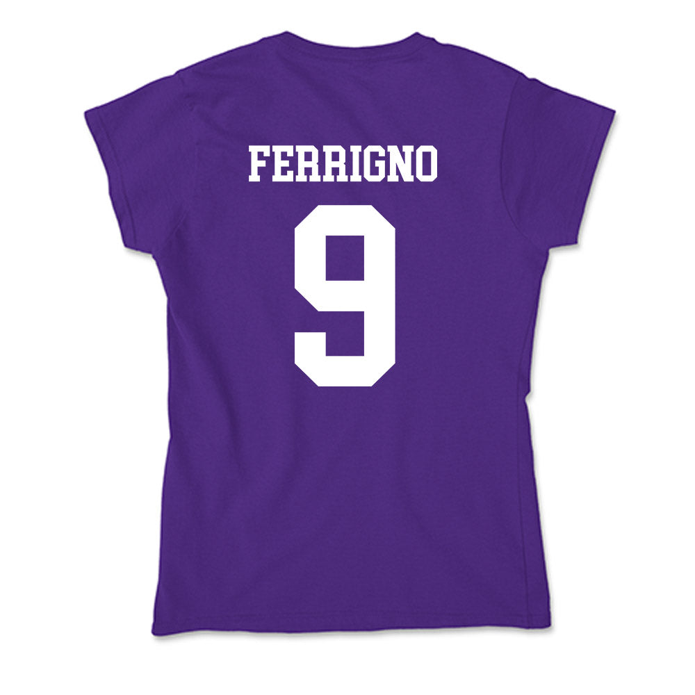 North Alabama - NCAA Baseball : Jackson Ferrigno - Soft Style Women’s T-Shirt-1
