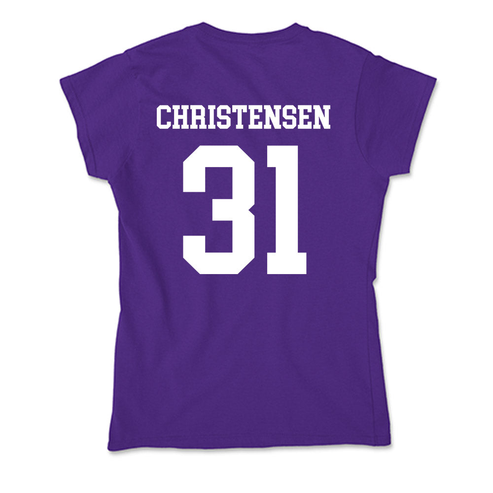 North Alabama - NCAA Football : Micah Christensen - Soft Style Women’s T-Shirt-1