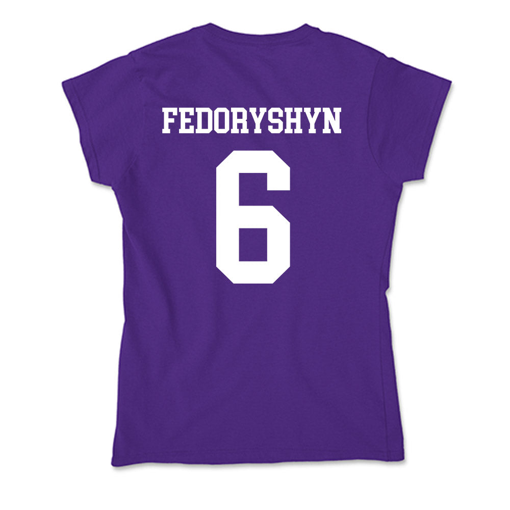 North Alabama - NCAA Men's Tennis : Nazar Fedoryshyn - Soft Style Women’s T-Shirt-1