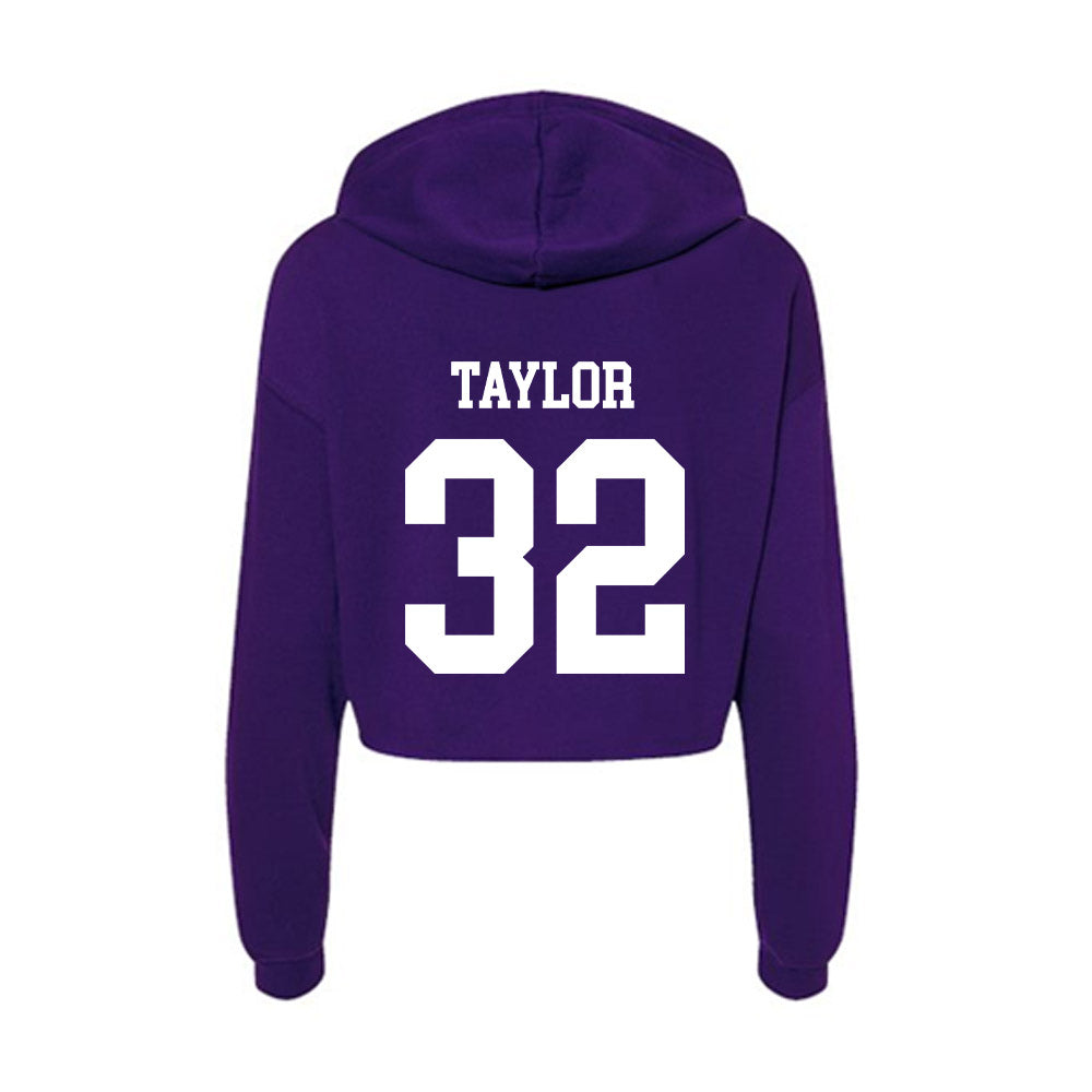 North Alabama - NCAA Football : Roderick Taylor - Women's Crop Fleece Hoodie-1