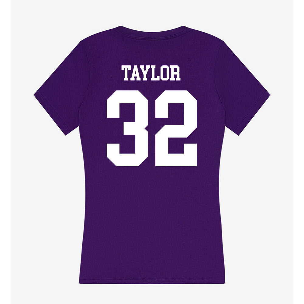 North Alabama - NCAA Football : Roderick Taylor - Women's V-Neck T-Shirt-1