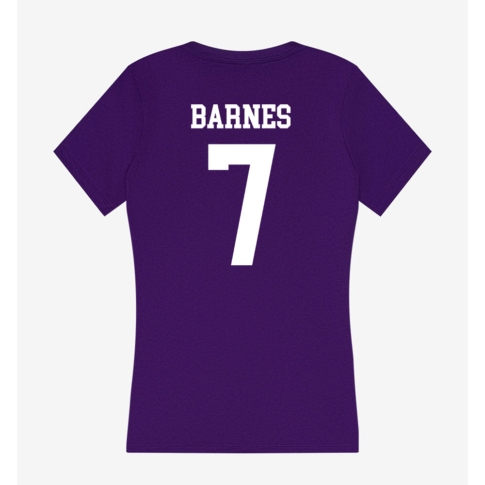 North Alabama - NCAA Women's Volleyball : Kendall Barnes - Women's V-Neck T-Shirt-1