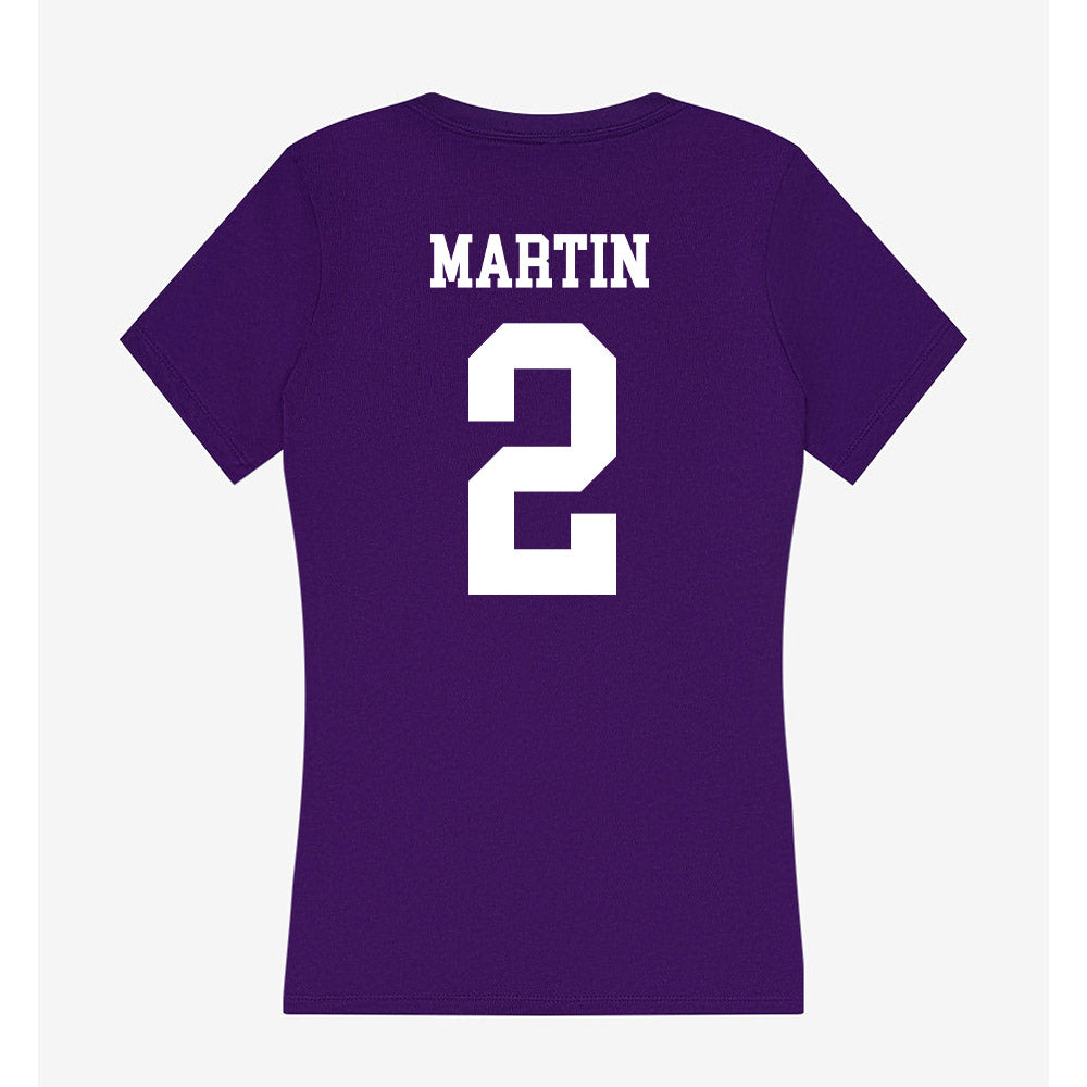 North Alabama - NCAA Women's Soccer : Haylee Martin - Women's V-Neck T-Shirt-1