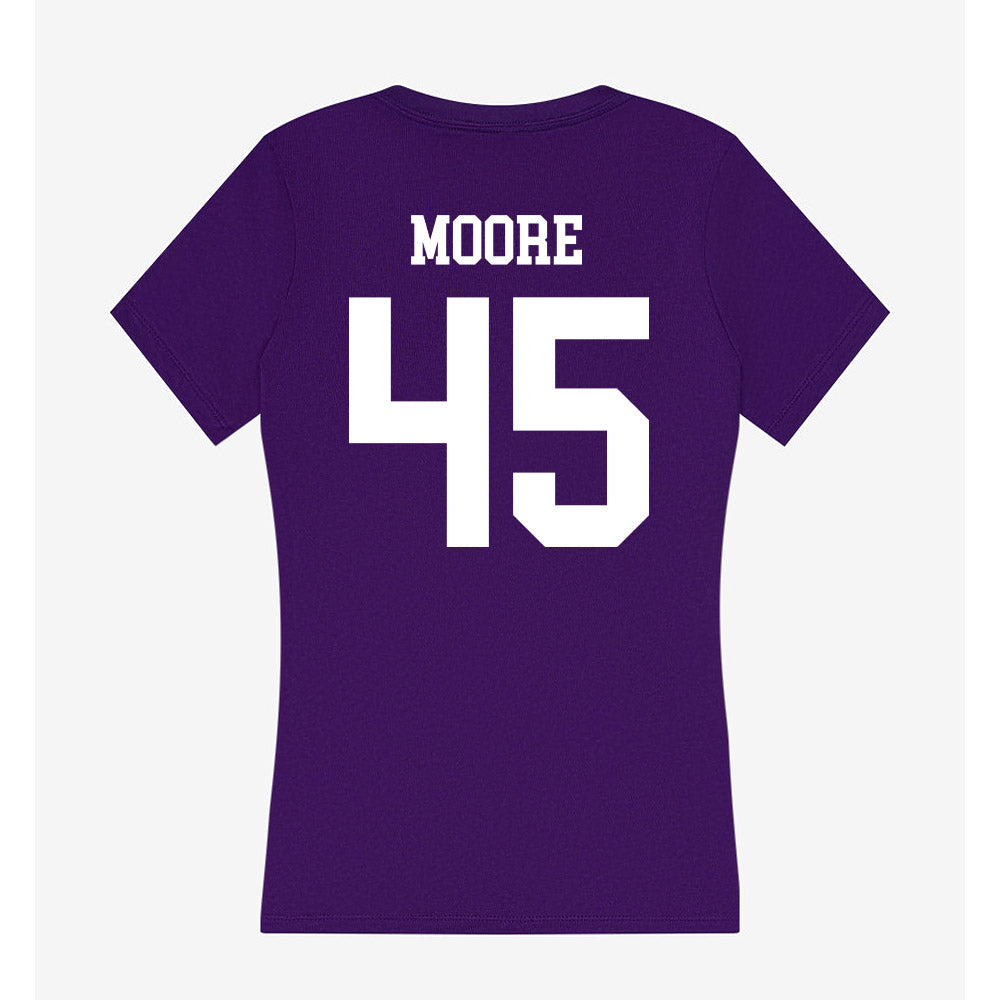 North Alabama - NCAA Baseball : Ethan Moore - Women's V-Neck T-Shirt-1