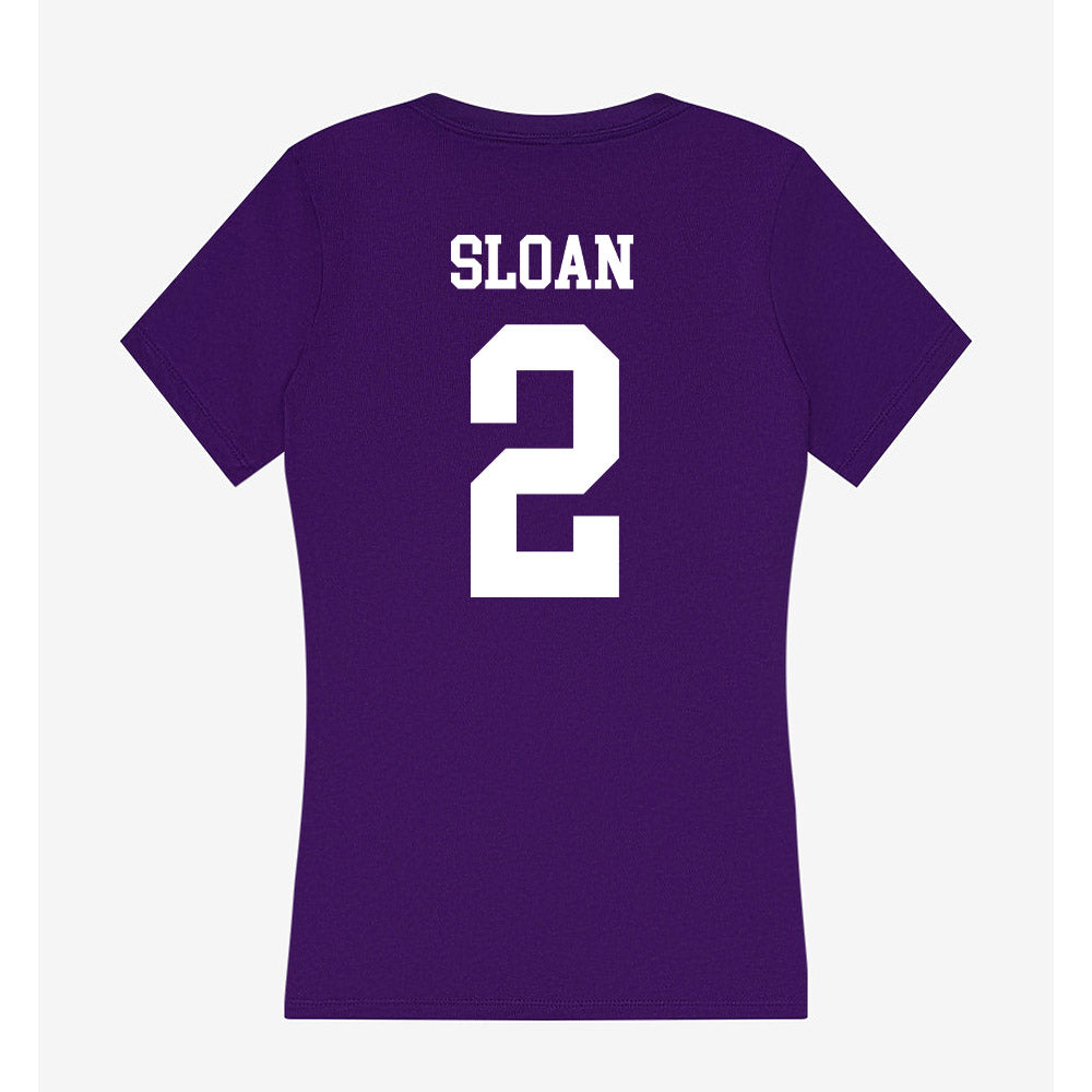 North Alabama - NCAA Baseball : Jayden Sloan - Women's V-Neck T-Shirt-1