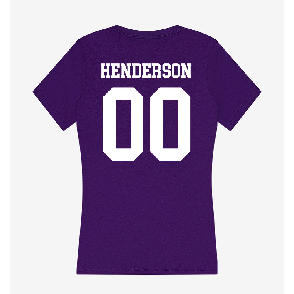North Alabama - NCAA Football : Magnum Henderson - Women's V-Neck T-Shirt-1