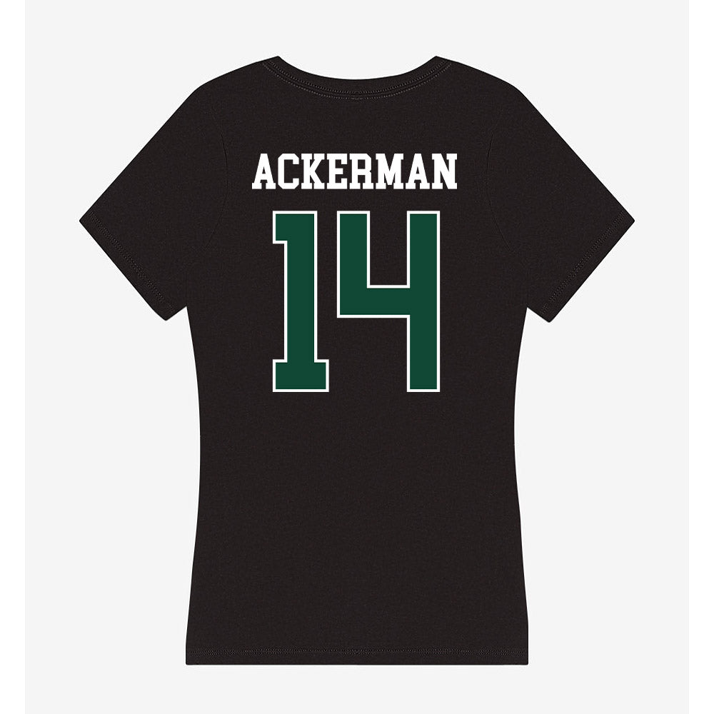 Ohio - NCAA Football : Ike Ackerman - Classic Shersey Women's V-Neck T-Shirt-1