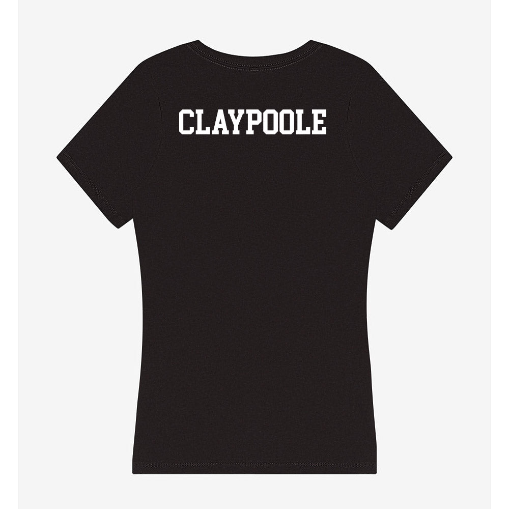 Ohio - NCAA Women's Swimming & Diving : Jordan Claypoole - Classic Shersey Women's V-Neck T-Shirt-1