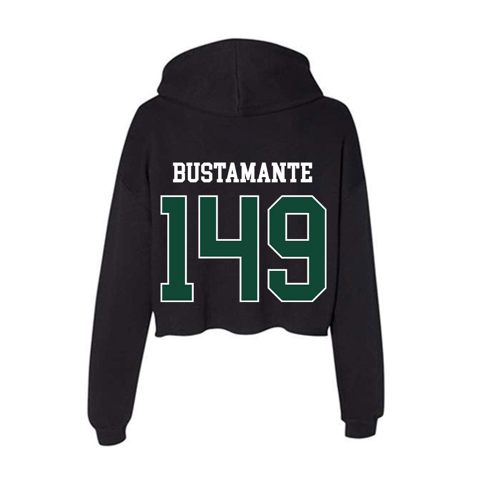 Ohio - NCAA Wrestling : Sam Bustamante - Classic Shersey Women's Crop Fleece Hoodie-1