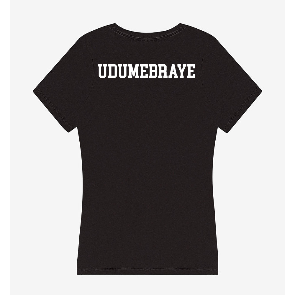 VCU - NCAA Men's Track & Field : Destiny ese Udumebraye - Women's V-Neck T-Shirt-1